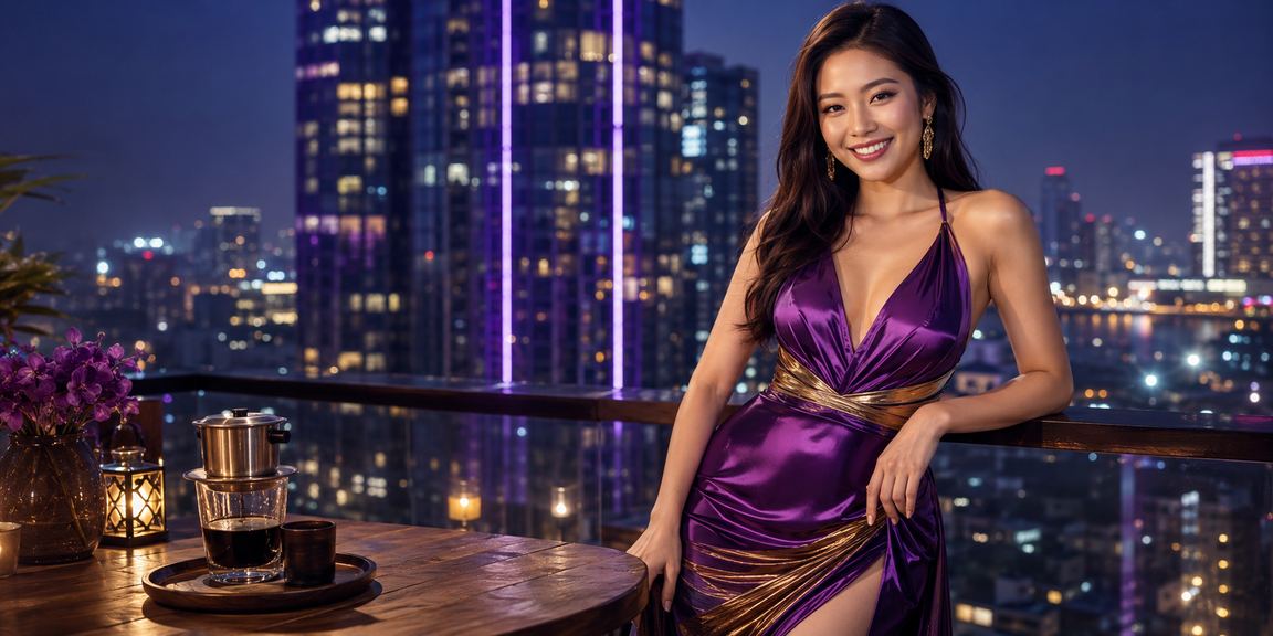 Không khí giải trí sôi động tại khu vực casino và cà phê Hà Nội về đêm
