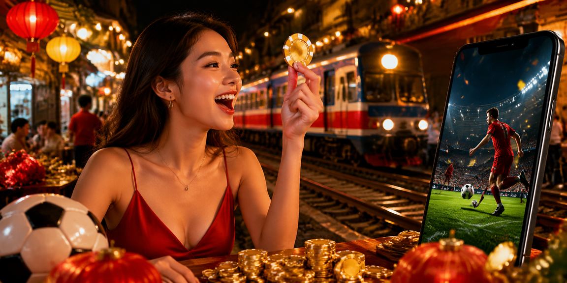 Người hâm mộ theo dõi cá cược bóng đá tại chợ đêm Hà Nội